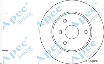 APEC BRAKING dsk2026 -  Тормозной диск